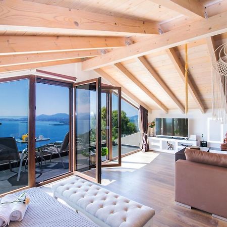 Апартаменты Blue Sky Loft By Corfuescapes Spartylas Экстерьер фото