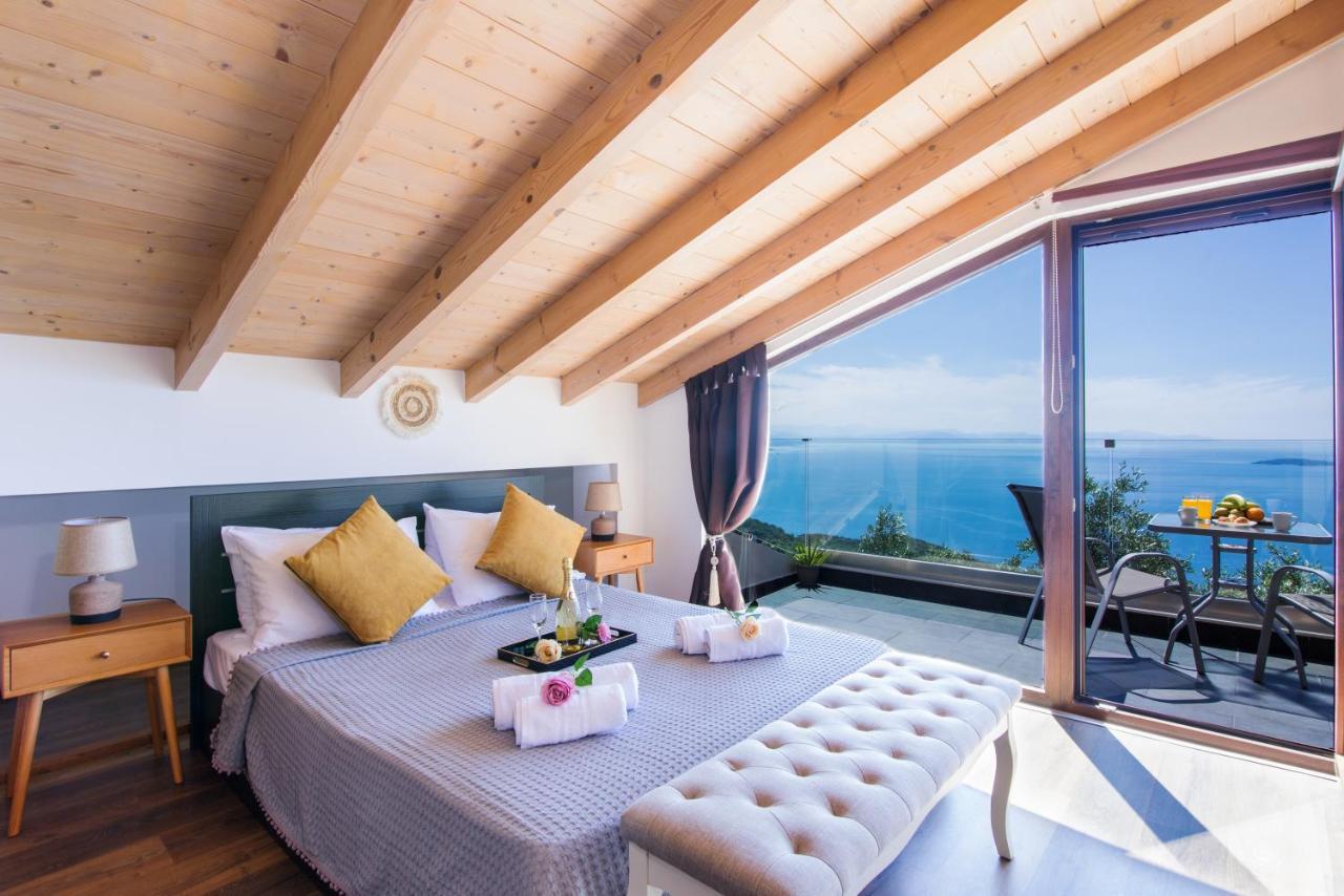 Апартаменты Blue Sky Loft By Corfuescapes Spartylas Экстерьер фото